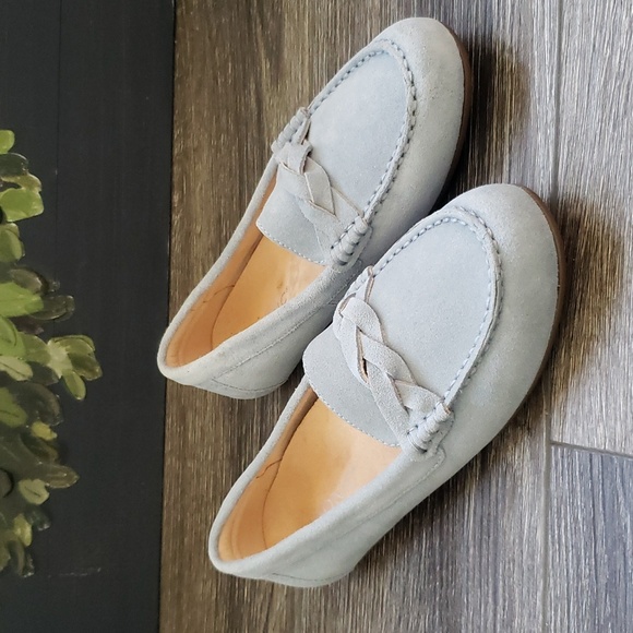 Blue suede Vionic Montara Shoe Sz 6.5 NWOT - Picture 2 of 7